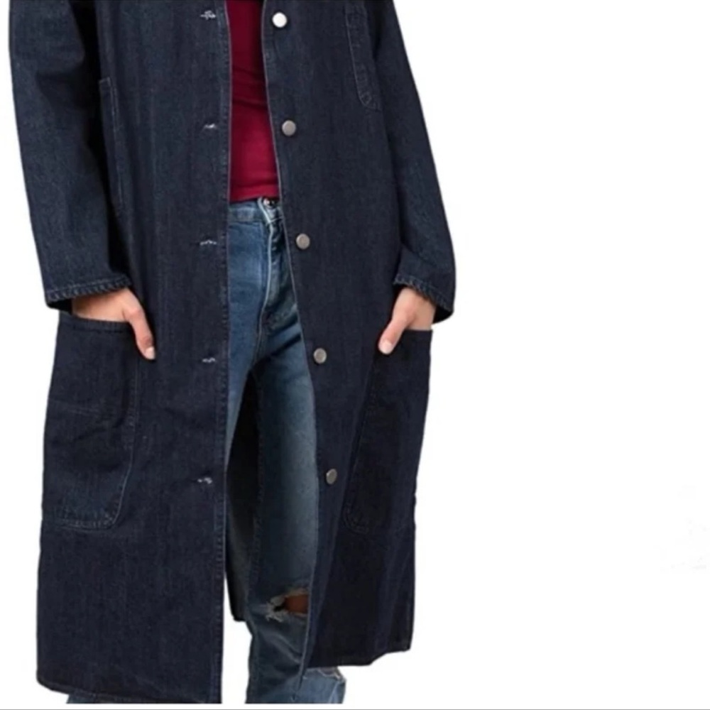 Love In Long Denim Duster Jacket
size Large - Picture 9 of 12